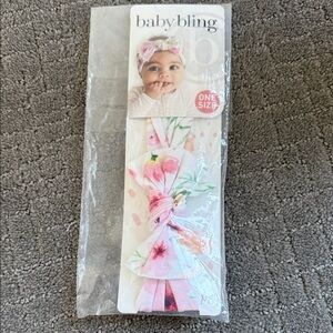 Baby Bling Pink Floral Headband